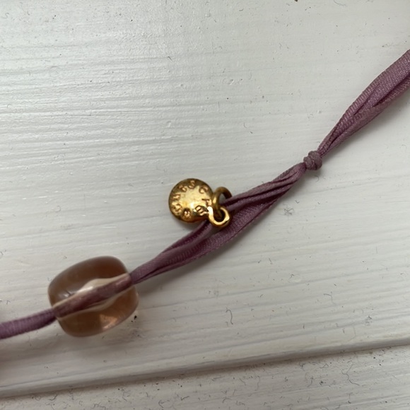 J Crew crew cuts necklace on ribbon - Picture 4 of 9